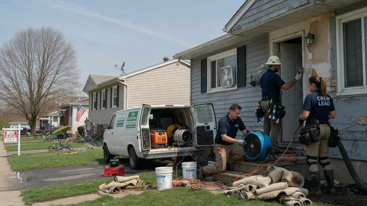 Flood Cleanup in Irvington, NJ near me
